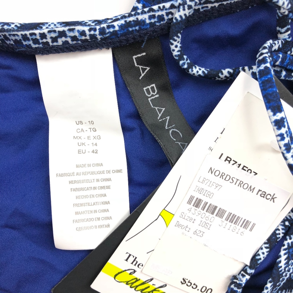 La Blanca Designer Jeans Side Tie Bikini Bottom - Picture 6 of 6